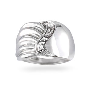 Nouveau Flair Sterling Silver Ring