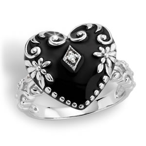 Victorian Lovers Diamond Ring