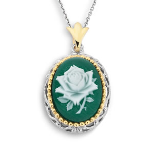 irish rose jewelry wild flower cameo wirp sweetest dearer grows far than brightest star concordecollection celtic enamel 14k sterling solid